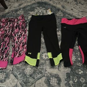 Under Armour Capri leggings -three pair for the price of one